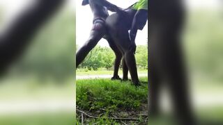 Ils baisse sa femme en brousse