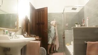 Mario lenti Rana et ça femme cinzia branchi