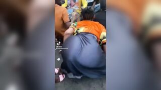 Small Girl Nyashing On The party