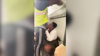 En plein de travail