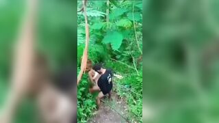 Baises dans la forêt
