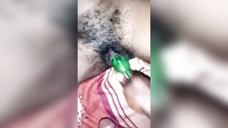 Une bouteille à l'intérieur