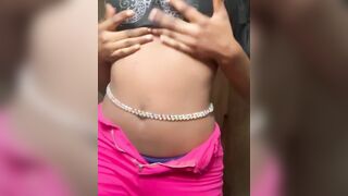 New bitch fingering her pussy