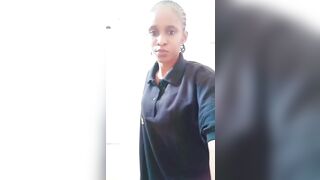 Thin girl in the bathroom