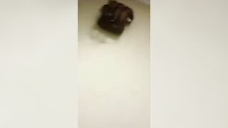 Femme claire un peu timide nous montre sa chatte