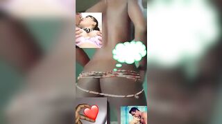 Twerk et montre sa chatte avec perle au rein part 3