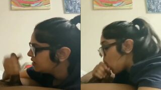 Indienne pendjabie suce une grosse bite noire - 2