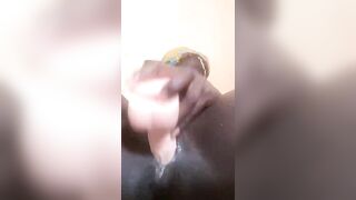 Horny Girl fucks her dildo