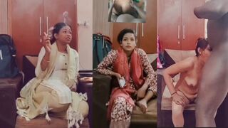 Sept Indiennes MILF matures et étudiantes  qui baisent un musicien nigérian