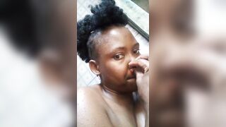 Girlfriend fingering in the bathroom part 3