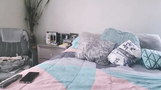 Ebony Babe Squirts Hard on Valentine's Day