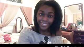 Thick Ebony BBW on Webcam