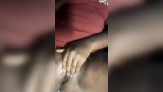 A beautiful from ivory coast masturbating in her room