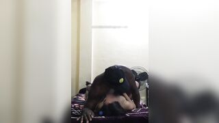 Étudiante en mode indienne baise Nigérian