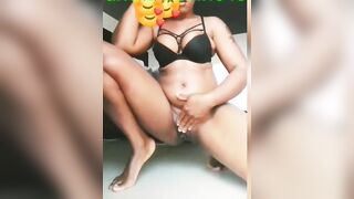 My shy girlfriend squirts for me