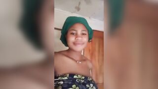 Beautiful African queen masturbating with nice pussy