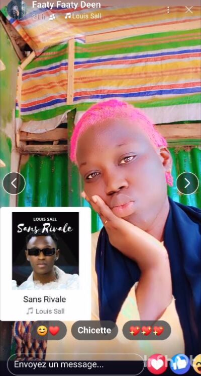 Faaty deen une jeune Guinéenne se masturbes et twerk