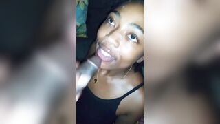 Elle veule tout avalé (fellation)