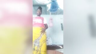 Village woman masturbating for her lover