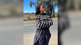 Hot Zambian university girl masturbating