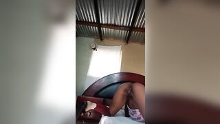 Hot Zambian university girl masturbating  part 2