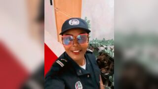 Security guard woman fucked by her boss in the bathroom