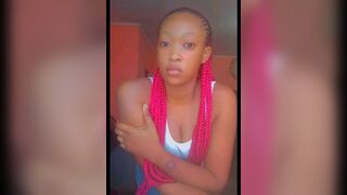 African teacher woman  undress and show her pussy